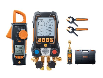 Testo 570s - chytrá sada pro vakuum s klešťovým multimetrem