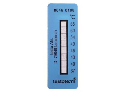 testoterm - teplotní měřicí proužky (37...65 °C)