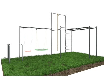 Venkovní sestava DAVE - MULTI BIG STREET s houpačkou