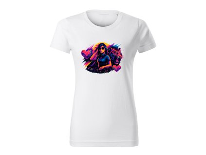 DJ tiger dámská bílá