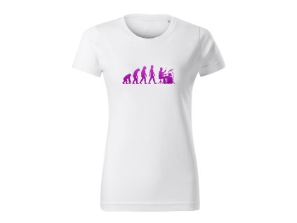 evoluce bubeník dámská bílá