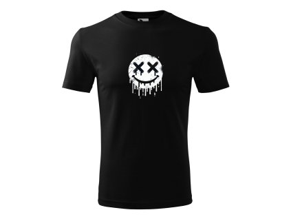 Pánské tričko Smajlík (Barva Bílá, Velikost L)