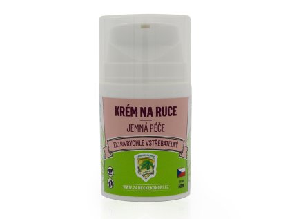 Krém na ruce jemná péče - rychle vstřebatelný krém