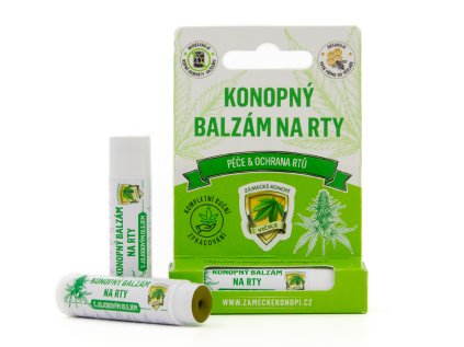 Konopný balzám na rty