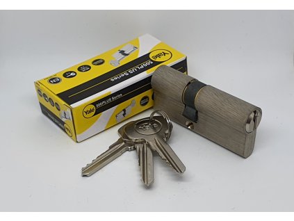 YALE Y500, nikel, 35/50, 3 kľúče, stavebná cylindrická vložka