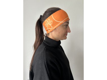 Oranžová čelenka