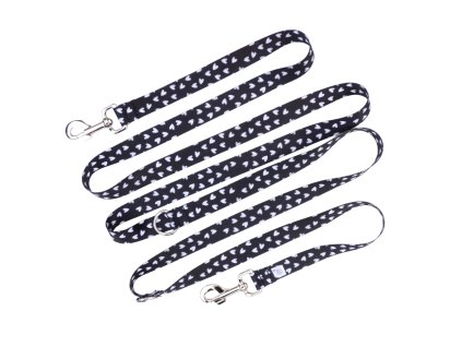 prepínací vodítko pro psa srdíčka