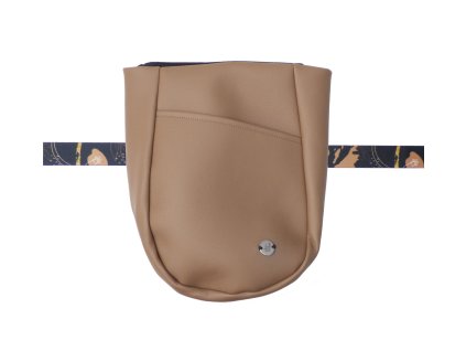 pamlskovník kožený hnedy černa stuha