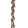 plyšové vodítko oranzové
