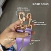 karabina vodítka pro psa rose gold Zamidog