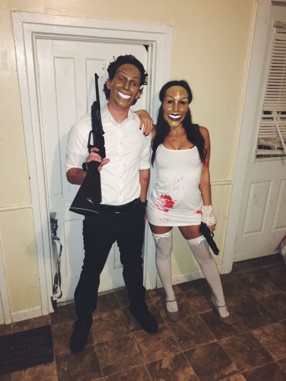 halloween kostým pár zabijáci