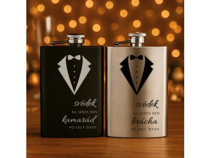 Placatka pro svědka - smoking s motýlkem