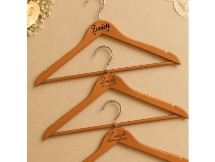 Svatební ramínko na šaty - Ženich