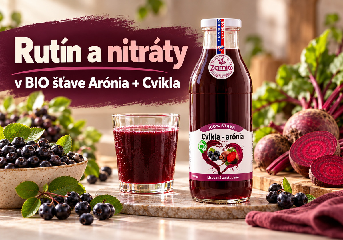 Unikát na trhu: Prečo sú rutín a nitráty v BIO šťave Arónia – Cvikla ideálnou voľbou pre kardiakov?