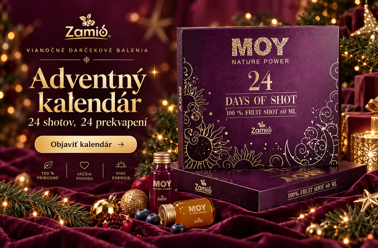 MOY Adventný kalendár ZAMIO Premium - 24 ovocných shotov