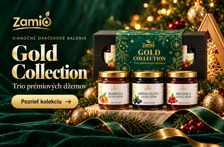 ZAMIO Gold Collection - trio prémiových džemov