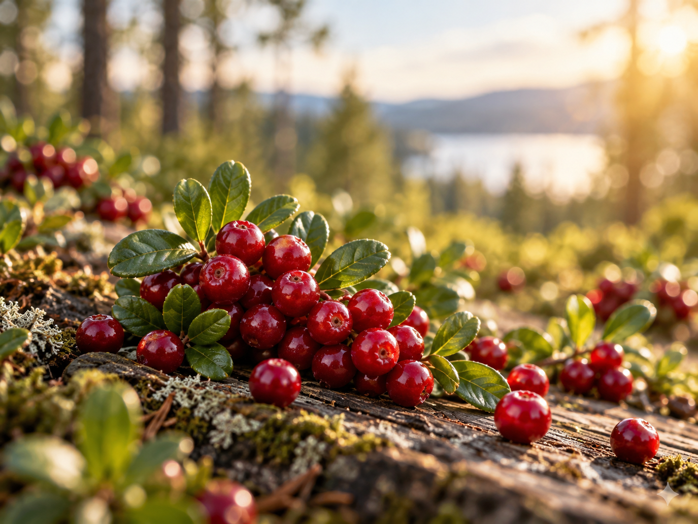 Brusnica pravá Vaccinium vitis-idaea – bobule brusnice