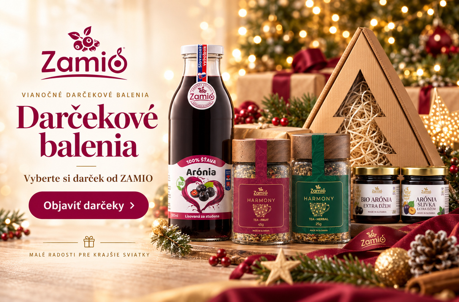 Darčekové balenia ZAMIO - prémiové darčeky