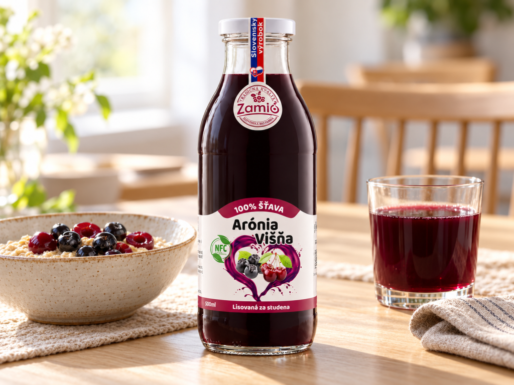 Šťava Arónia Višňa ZAMIO 500 ml
