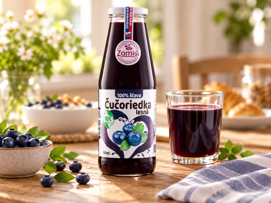 Čučoriedková šťava ZAMIO 700 ml