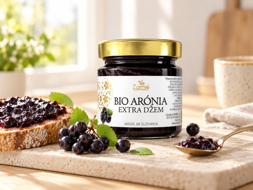 ZAMIO BIO aróniový džem 225 ml so 67 % ovocia
