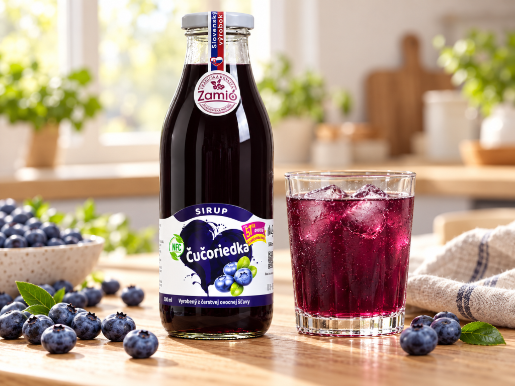 Sirup z lesnej čučoriedky ZAMIO 500 ml