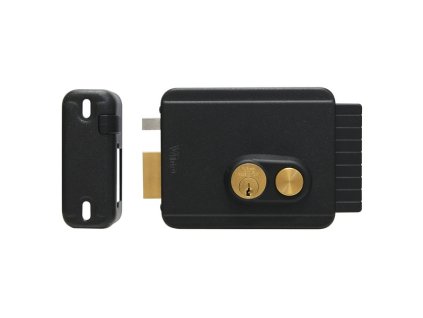 Elektrický zámek V97 s tlačítkem pravý - antracit