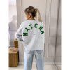 bluza matcha latte popielata
