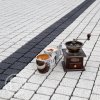 Dlažba Cubes bílá, antracit Ferobet II