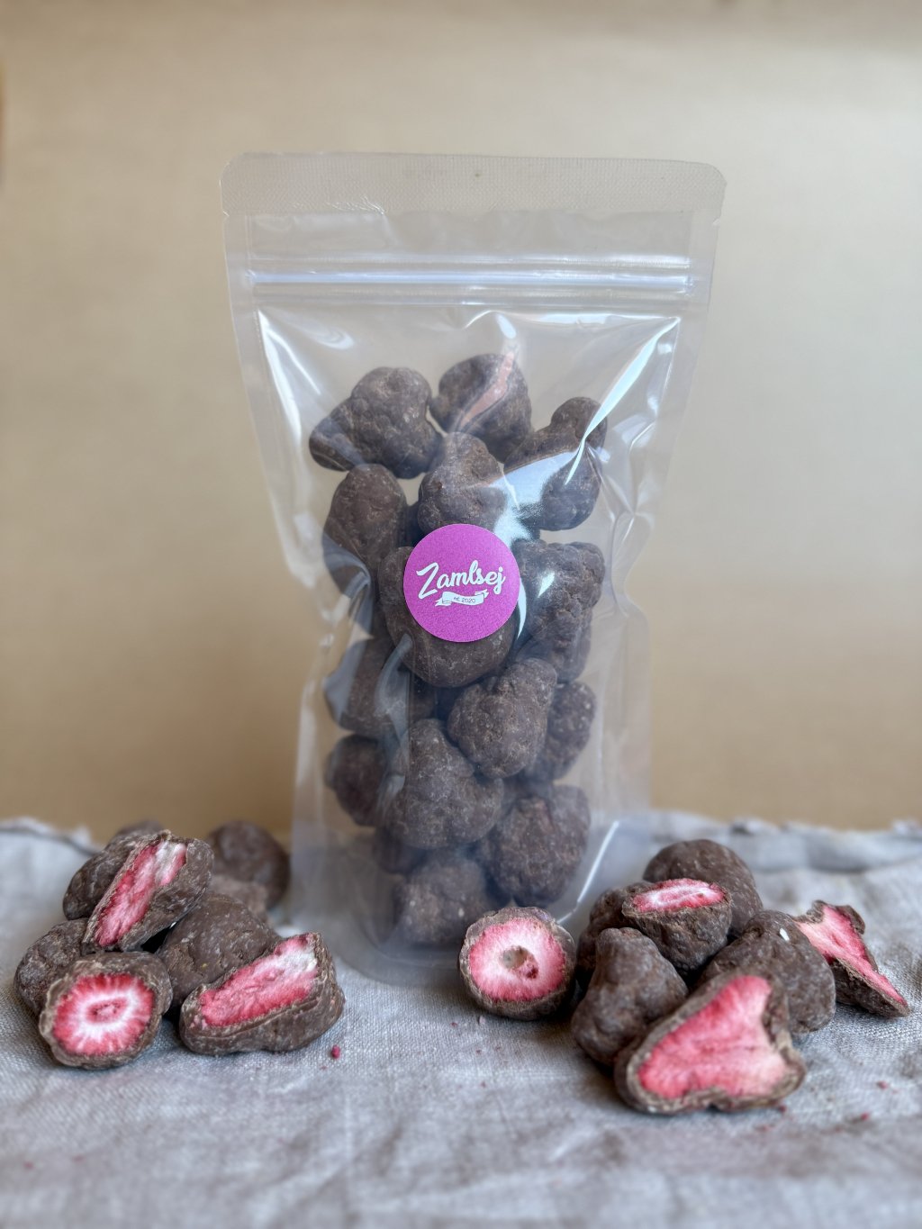 Jahody v mléčné čokoládě - 150 g