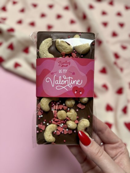 Čokoláda s oříšky - Valentýn limitovaná edice