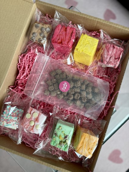 Ochutnávkový box - Marshmallow 8 ks + ZDARMA MINI marshmallow v čokoládě