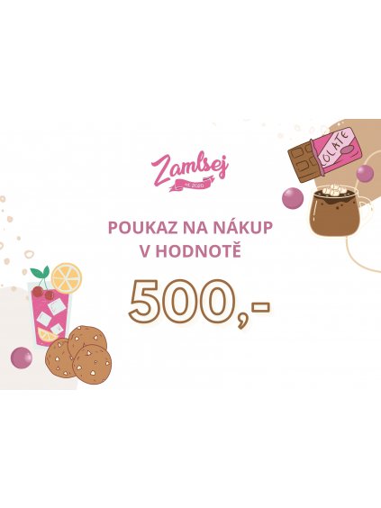 Online poukaz 500,-