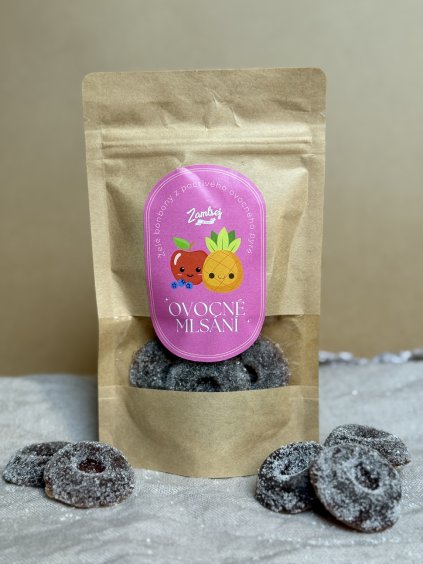 Jahoda - Ovocné želé mlsání