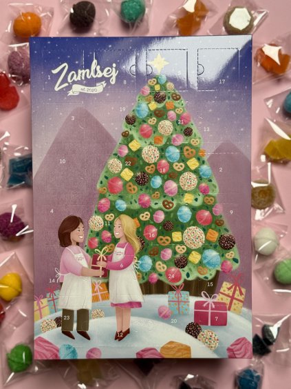 Adventní kalendář - VEGAN - Drinkové bomby, želé a krystaly