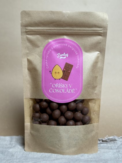 Lískové ořechy v mléčné čokoládě - 250 g