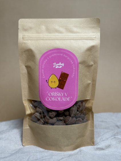 Mandle v hořké čokoládě - 250 g