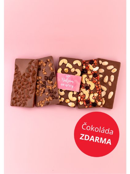 Mléčná čokoláda - 4 + 1 ZDARMA