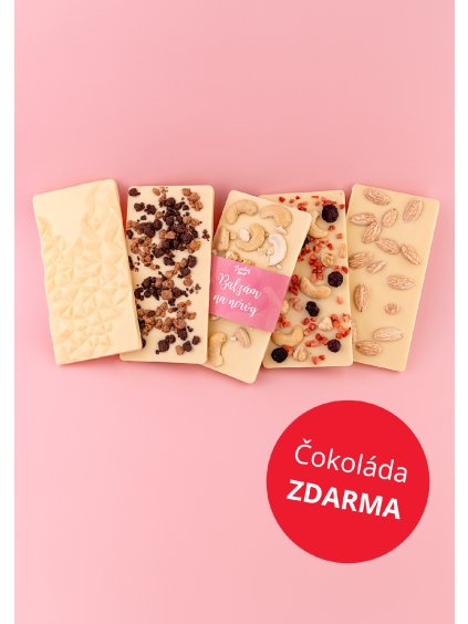 Bílá čokoláda - 4 + 1 ZDARMA