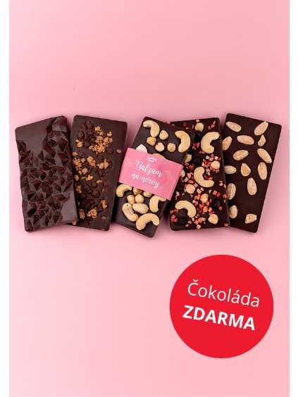 Hořká čokoláda - 4 + 1 ZDARMA