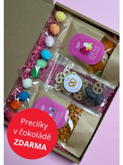 Silvestrovský box + preclíky ZDARMA