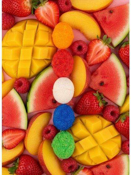 db mango jahoda broskev malina meloun se trpytkami 2