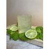 Limetka a máta příchuť - Třpytivá drinková bomba