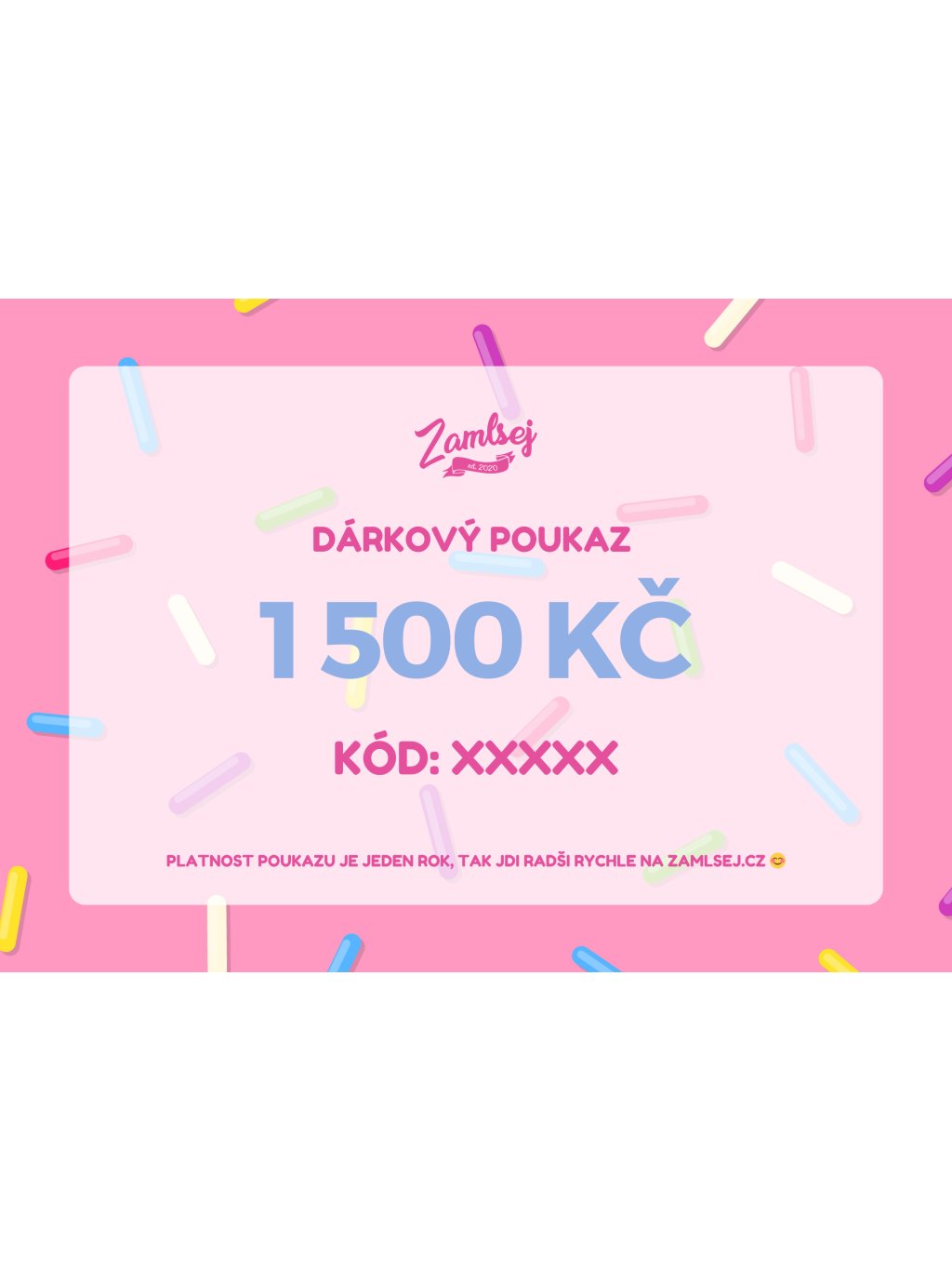 Online poukaz 1500,-