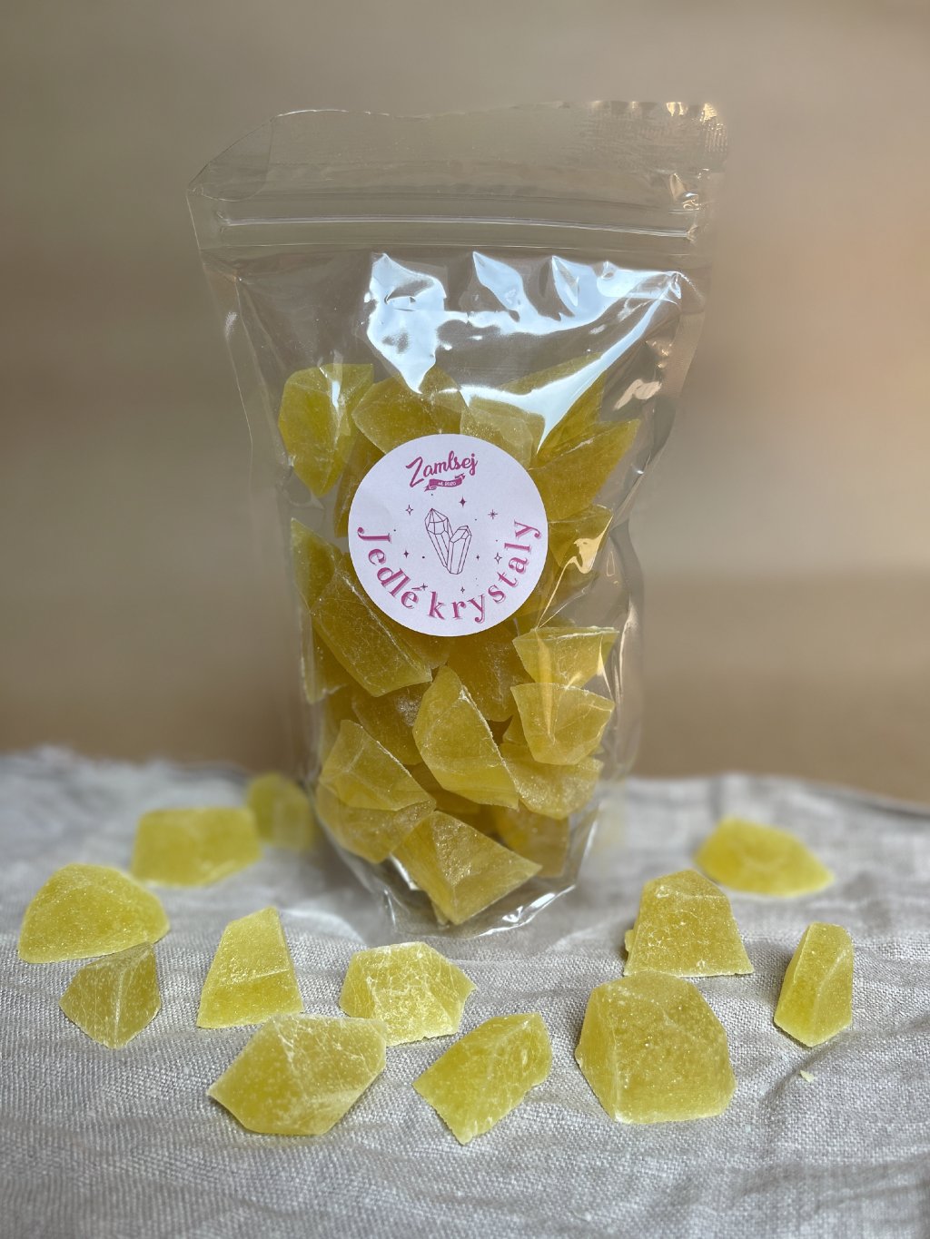 Citrónová príchuť - Jedlé kryštály
