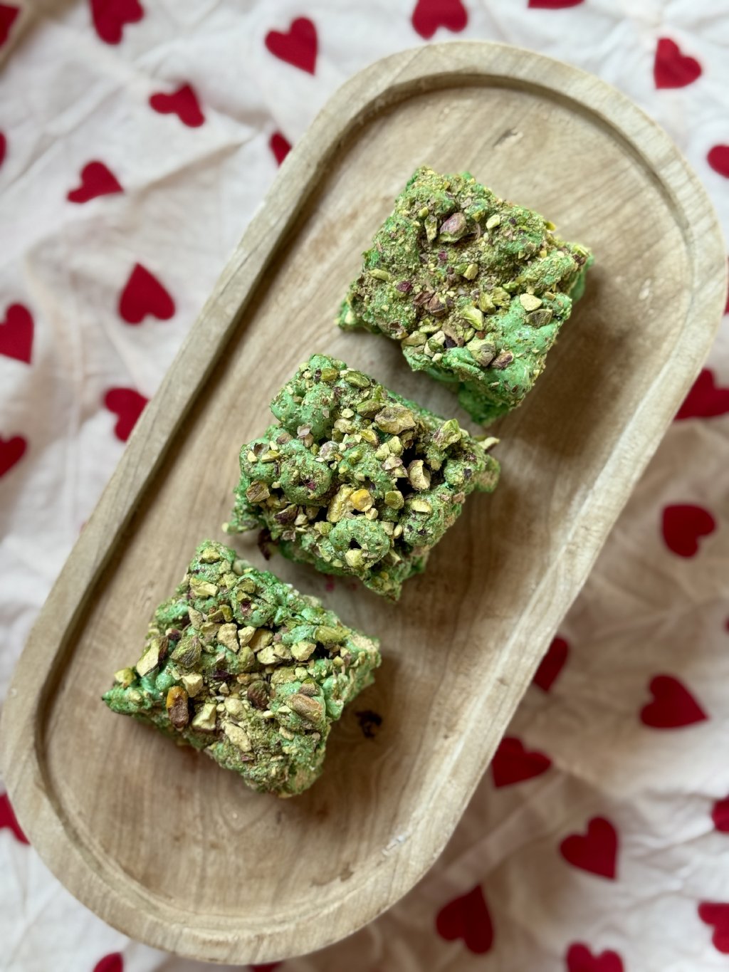 Pistáciová príchuť - Chrumkavé marshmallow