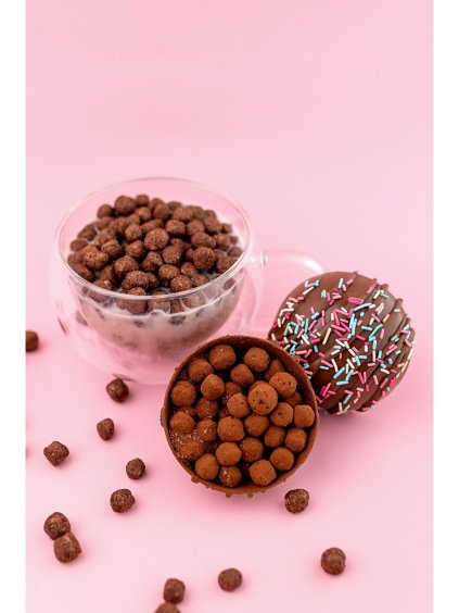 čokobomba s kuličkami