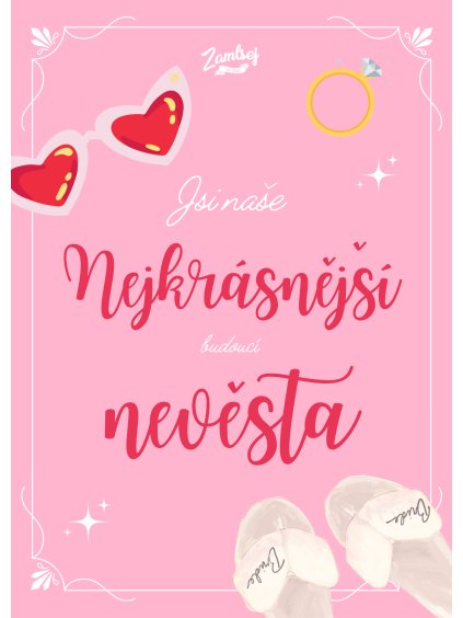 Blahoželanie - Pro budoucí nevěstu