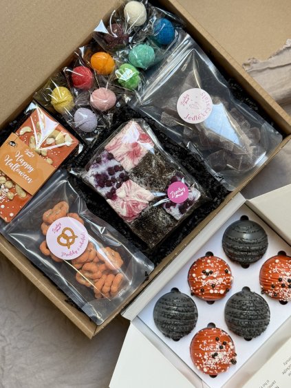 HALLOWEEN Sada V. - limitovaná edice - 1 čoko bomba a MIX praclíkov ZADARMO.