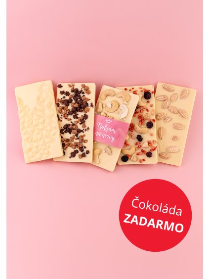 Biela čokoláda - 4+1 ZADARMO
